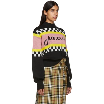 Shop Msgm Black 'jamaica' Sweater