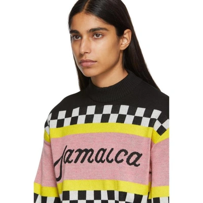 Shop Msgm Black 'jamaica' Sweater