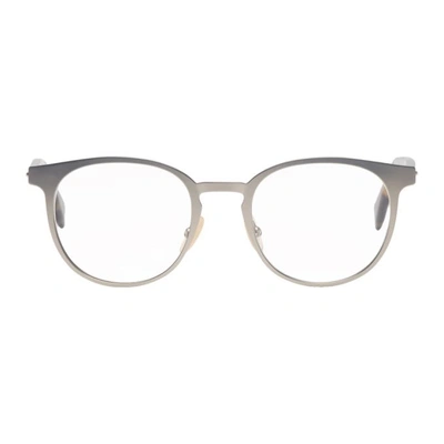 Shop Fendi Silver And Tortoiseshell Round Glasses In R81.mtl.tr