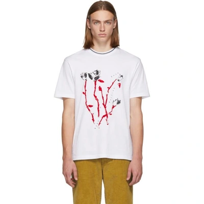 Shop Napa By Martine Rose White Osorno T-shirt In 002 Brwhite
