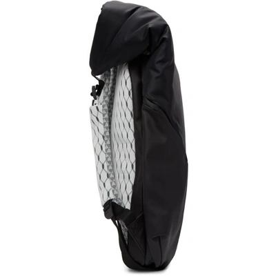 Shop Côte And Ciel Black Mimas Nile Backpack In Black/grey