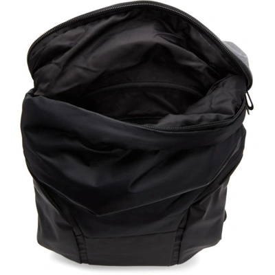 Shop Côte And Ciel Black Mimas Nile Backpack In Black/grey