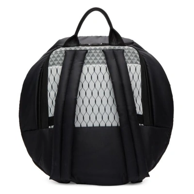 Shop Côte And Ciel Cote And Ciel Black Mimas Moselle Backpack In Black/grey