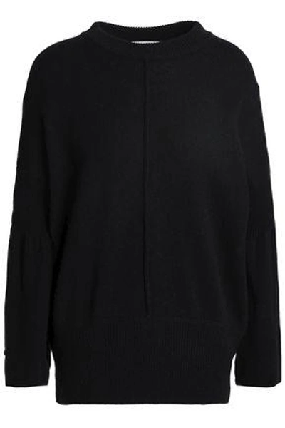 Shop House Of Dagmar Woman Wool-blend Sweater Black