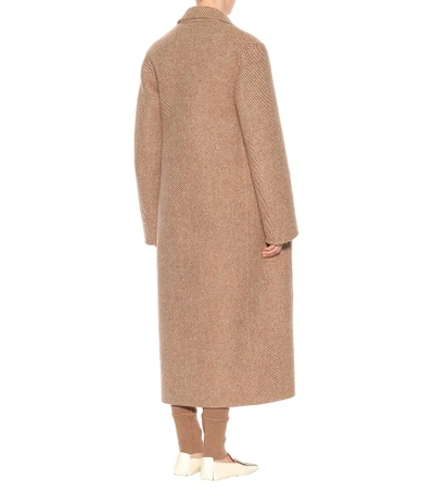 Shop Jil Sander Wool Coat In Beige