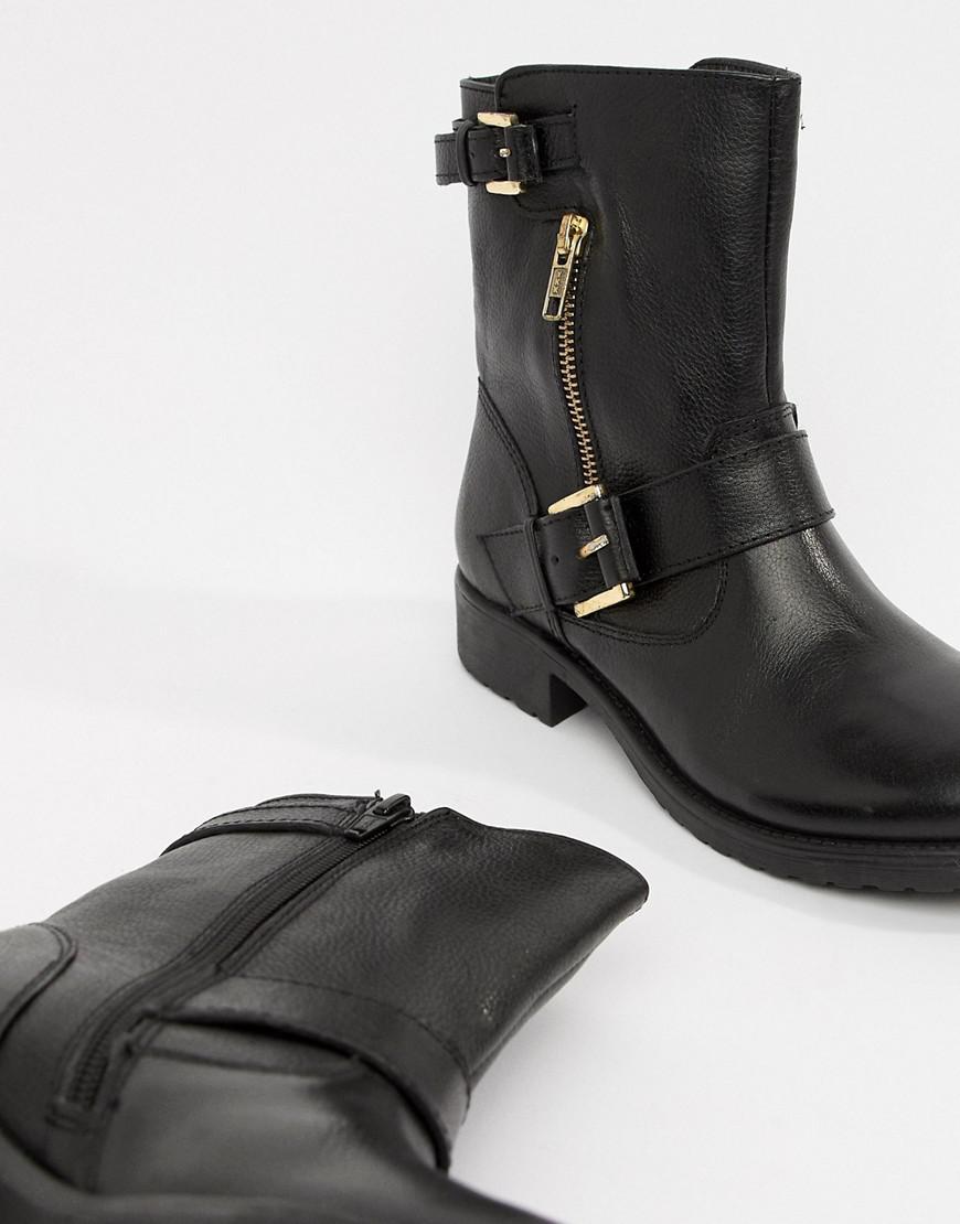dune black ankle boots
