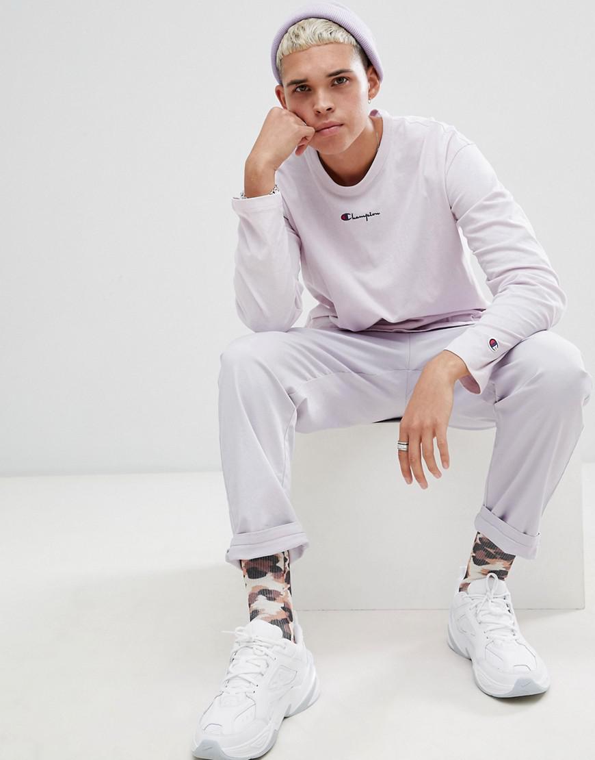 Champion Reverse Weave Oversized Long Sleeve T Shirt With Small