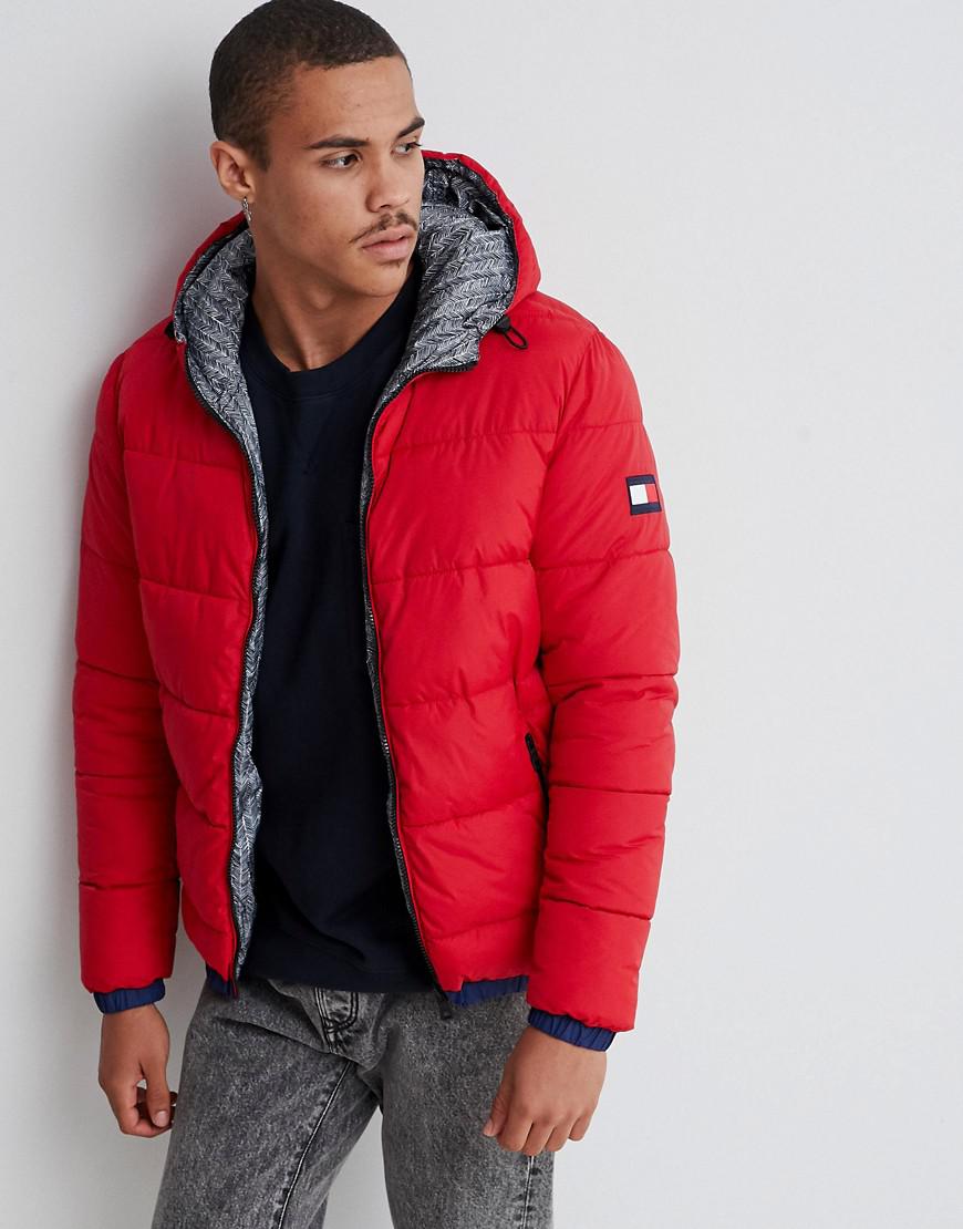 tommy hilfiger reversible down jacket