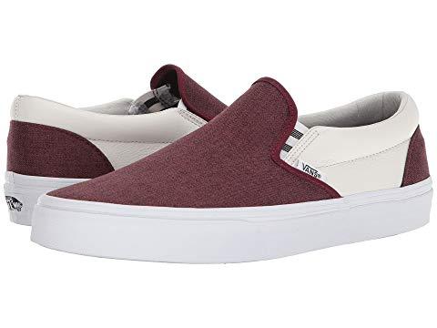 varsity vans slip on