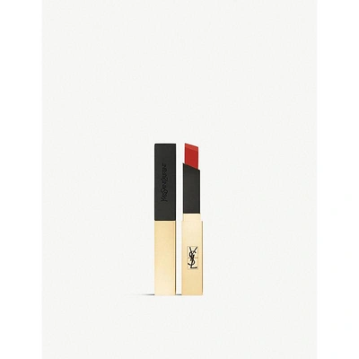 Shop Saint Laurent Yves  10 Rouge Pur Couture The Slim Matte Lipstick 3.6g