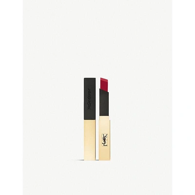 Shop Saint Laurent Yves  21 Rouge Pur Couture The Slim Matte Lipstick 3.6g
