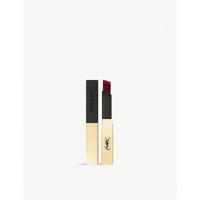 Shop Saint Laurent Yves  18 Rouge Pur Couture The Slim Matte Lipstick 3.6g
