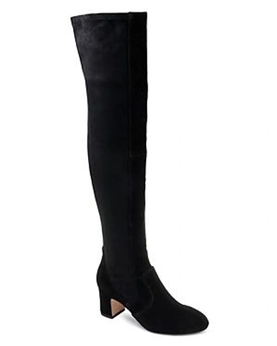 Shop Splendid Women's Charlotte Suede & Stretch Over-the-knee Boots In Black