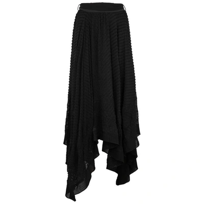 Shop Zimmermann Unbridled Fil Coupé Chiffon Midi Skirt In Black