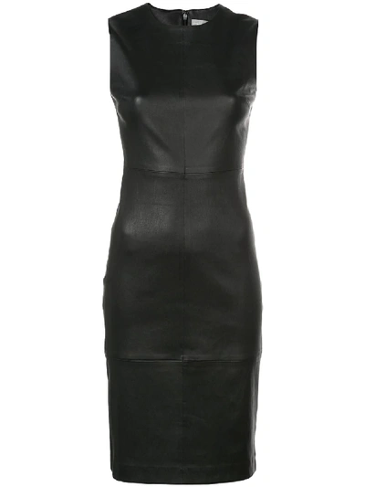 Shop Vince Fitted Dress - Black
