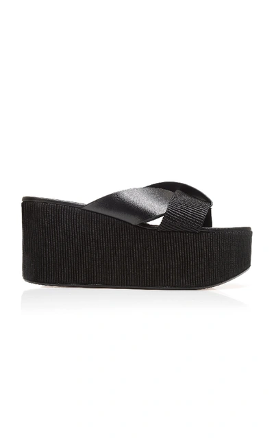 Shop Andrea Gomez Elaria Platform Sandal In Black