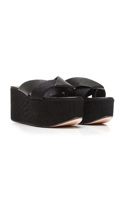 Shop Andrea Gomez Elaria Platform Sandal In Black