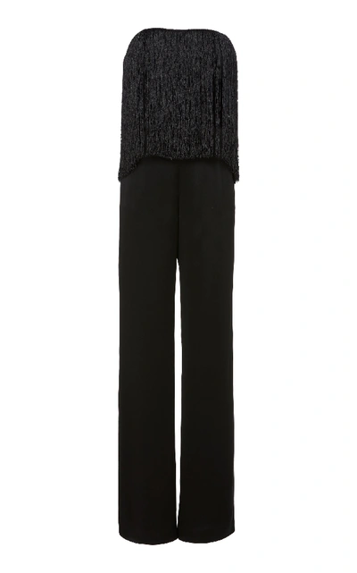 Shop Mestiza New York Melissa Fringe Jumpsuit In Black