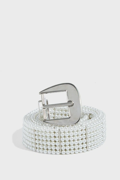 Shop Y/project Pearl-embellished Belt In White