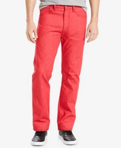 Shop Levi's 501 Original Shrink-to-fit Jeans In Red Dahli 501crispy