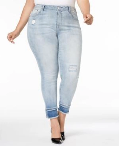 Shop Seven7 Jeans Seven7 Trendy Plus Size Skinny Jeans Released-hem Jeans In Sawyer Wash