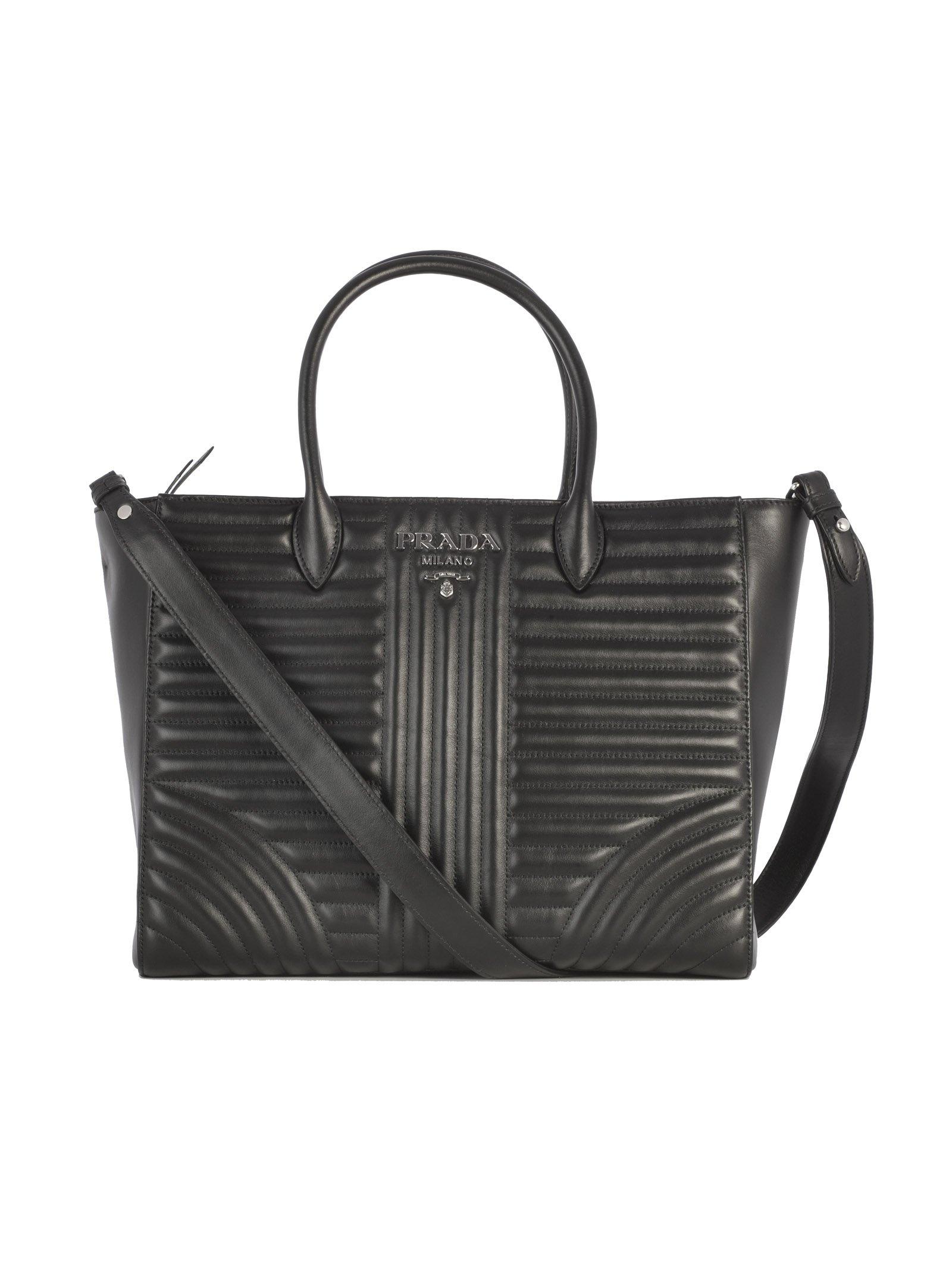 prada diagramme tote bag