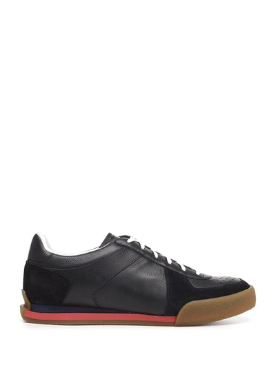 Shop Givenchy Low Top Tennis Sneakers In Black