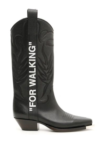 Shop Off-white For Walking Boots In Black