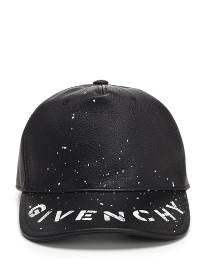 Shop Givenchy Stencil Baseball Hat In Black