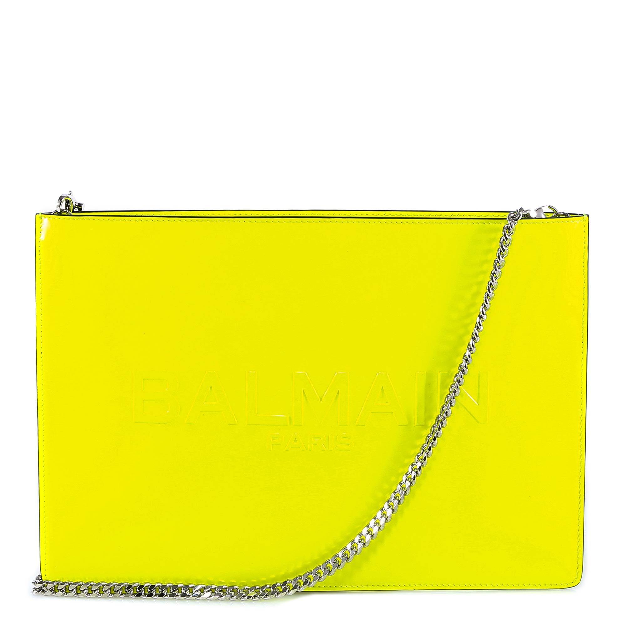 neon clutch bag