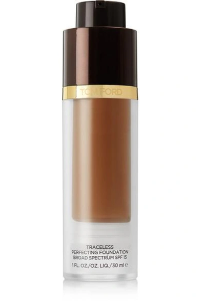Shop Tom Ford Traceless Perfecting Foundation Broad Spectrum Spf15 - Warm Almond 11 In Tan