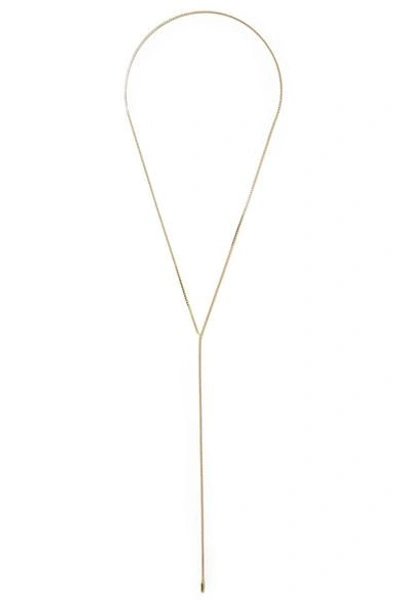 Shop Saskia Diez Fringe No1 Gold-plated Necklace