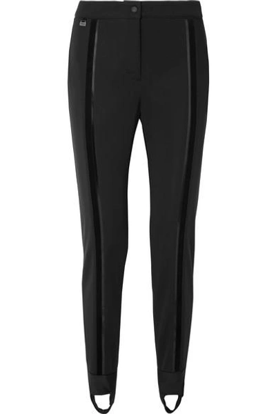 Shop Fendi Stretch Ski Stirrup Pants In Black