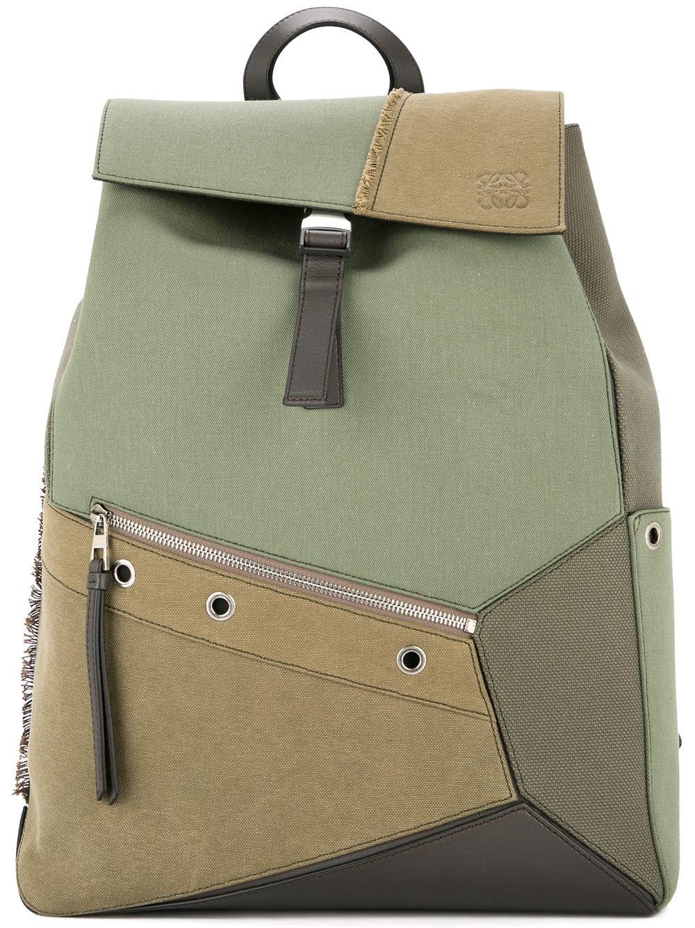 Loewe Puzzle Backpack In Green | ModeSens
