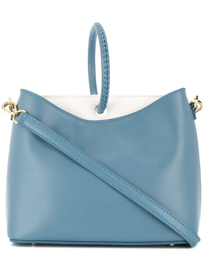 Shop Elleme Simone Shoulder Bag In Blue