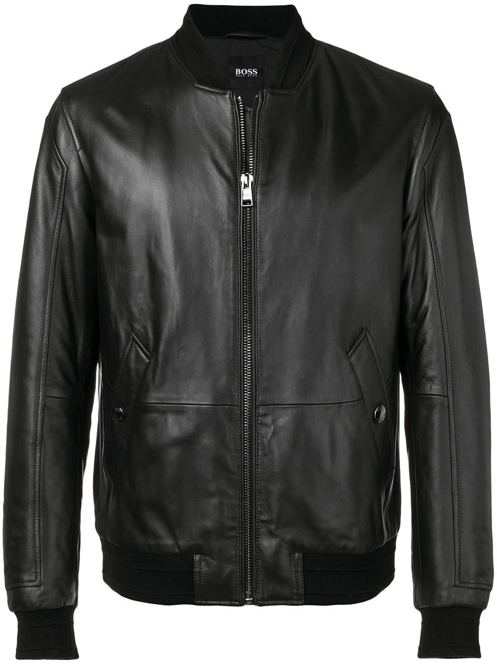 Hugo Boss Classic Bomber Jacket In Black | ModeSens