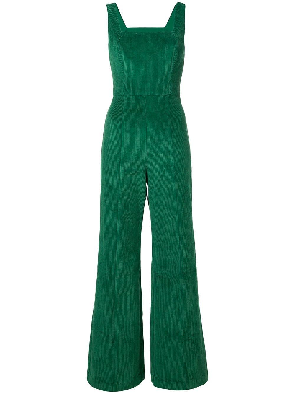 green corduroy jumpsuit