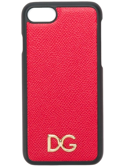 Shop Dolce & Gabbana Iphone 6/7 S Case In Red