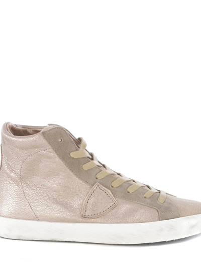 Shop Philippe Model Sneakers In Champagne