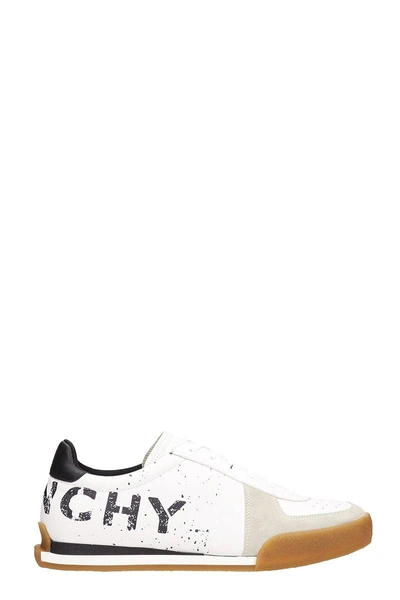 Shop Givenchy White Leather Sneakers Tennis Set
