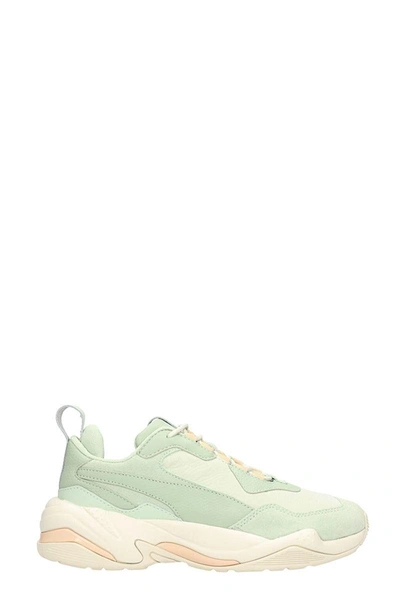 Shop Puma Thunder Desert Sneakers In Green