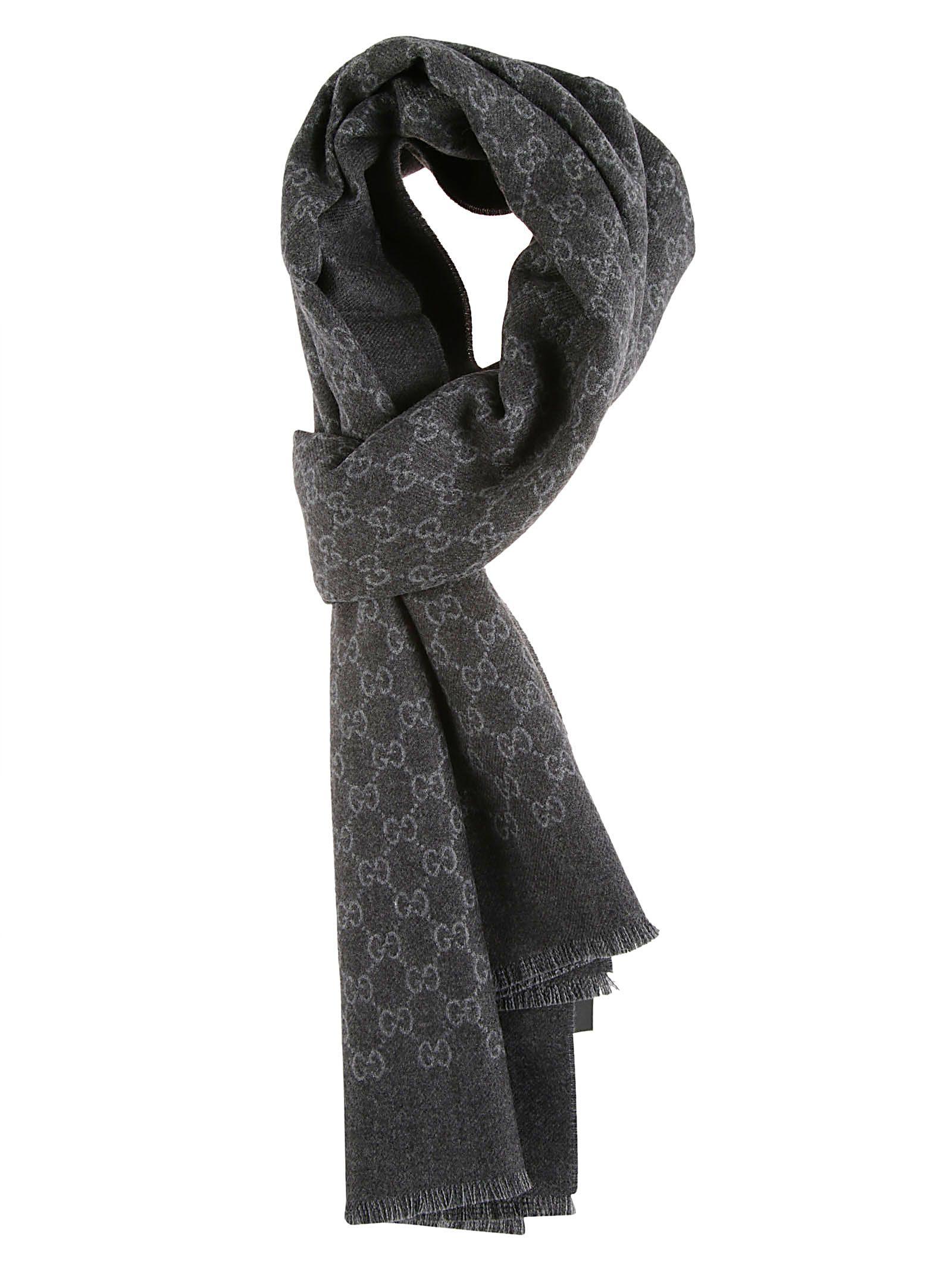 gucci gg jacquard scarf