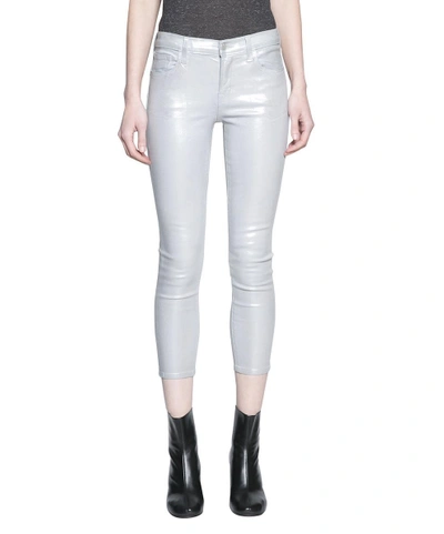Shop J Brand 835 Mid Rise Jeans In Argento