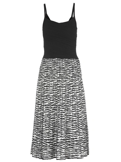 Shop Proenza Schouler Cami Dress In Off-white/black