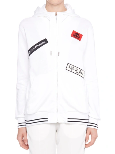 Shop Dolce & Gabbana Hoodie In White