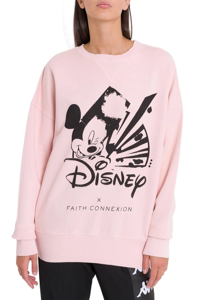 Shop Faith Connexion X Disney Sweatshirt In Rosa