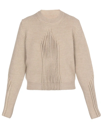 Shop Maison Margiela Wool Sweater In Camel