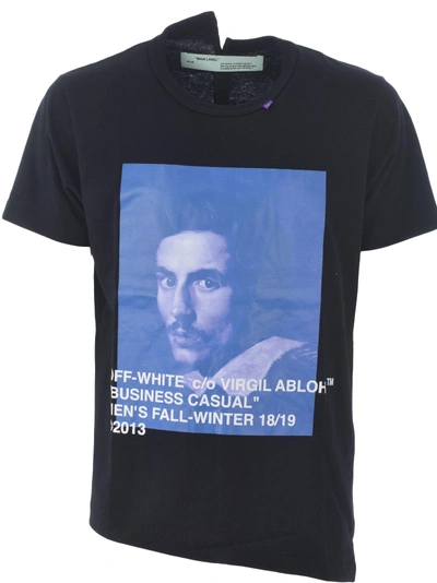 Shop Off-white Verini Graphic Print T-shirt In Nero