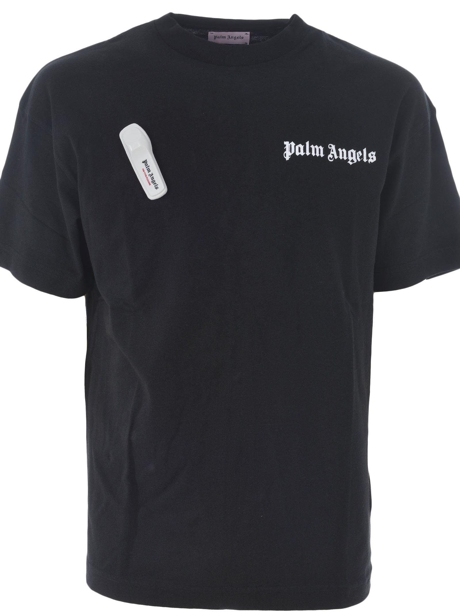 palm angels security tag t shirt