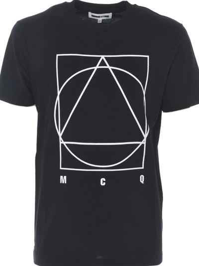Shop Mcq By Alexander Mcqueen Mcq Alexander Mcqueen Slim Fit T-shirt In Nero